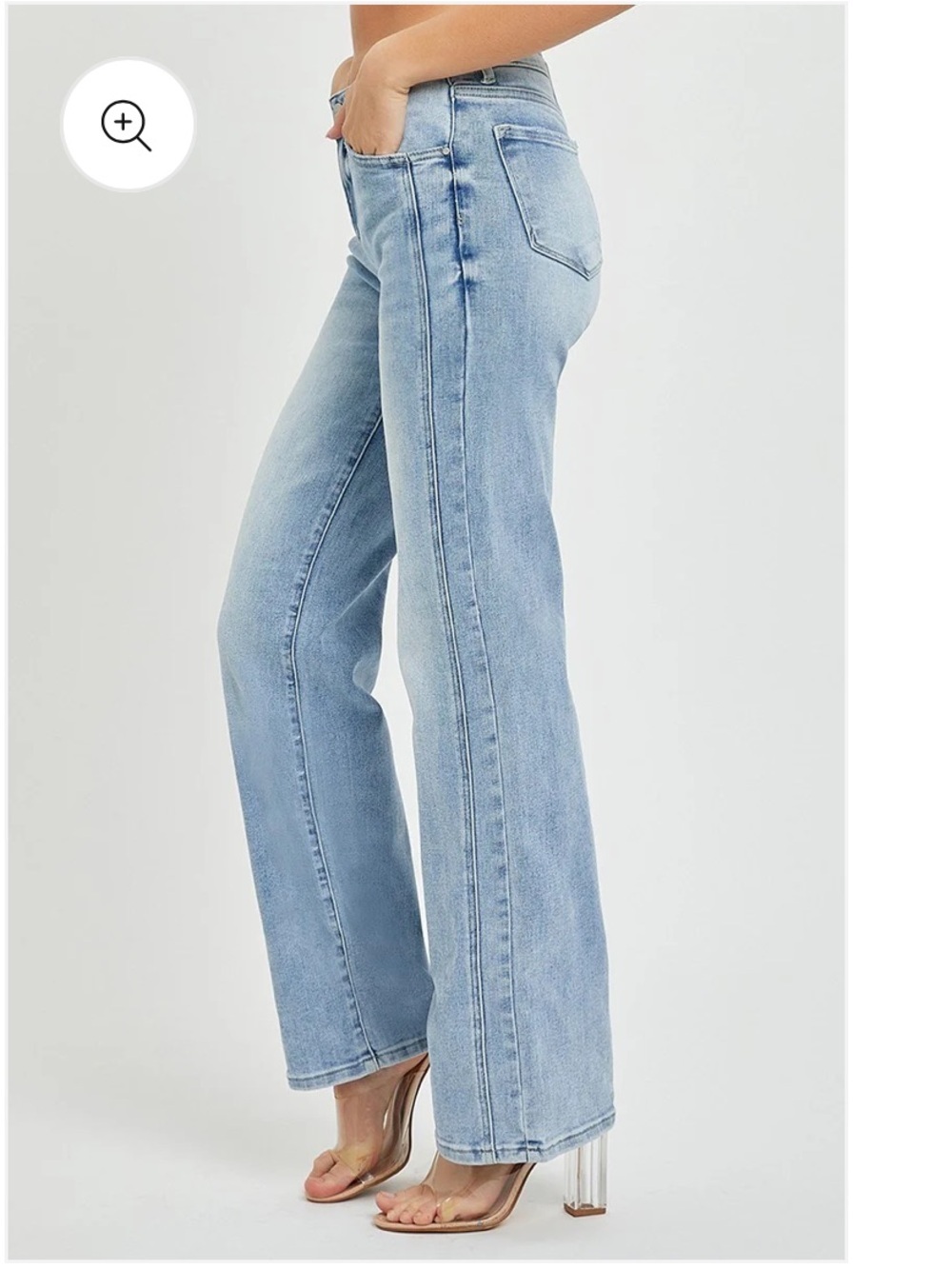 Risen Mid Rise Straight Denim Jeans size 9/29
